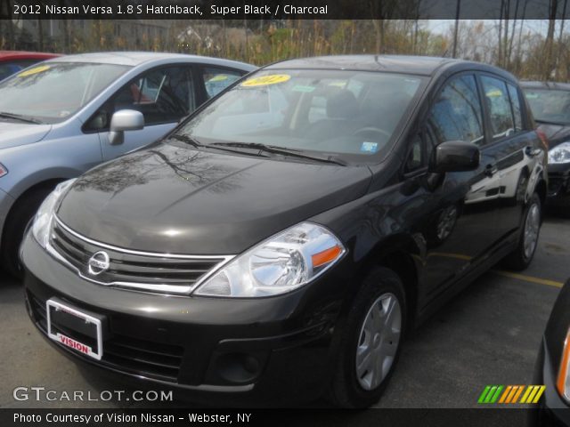 2012 Nissan Versa 1.8 S Hatchback in Super Black