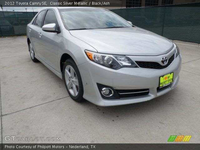 2012 Toyota Camry SE in Classic Silver Metallic
