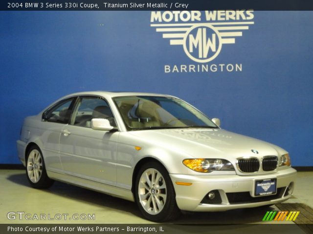 2004 BMW 3 Series 330i Coupe in Titanium Silver Metallic