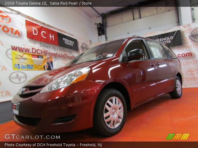 2009 Toyota Sienna CE in Salsa Red Pearl