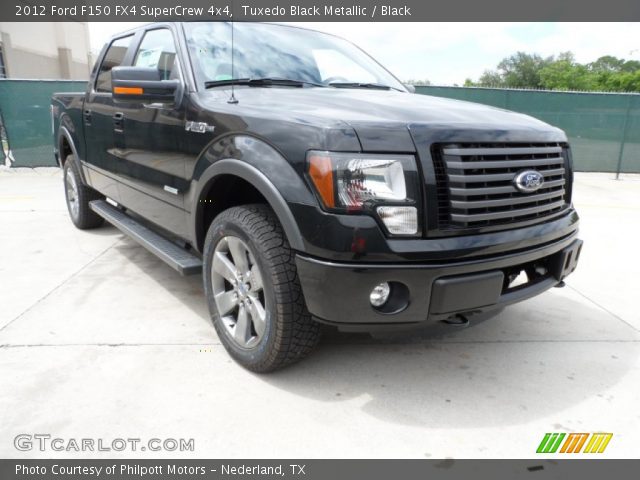 2012 Ford F150 FX4 SuperCrew 4x4 in Tuxedo Black Metallic