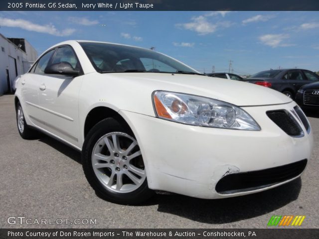 2005 Pontiac G6 Sedan in Ivory White