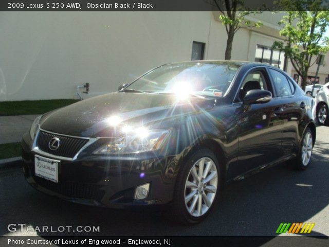 2009 Lexus IS 250 AWD in Obsidian Black