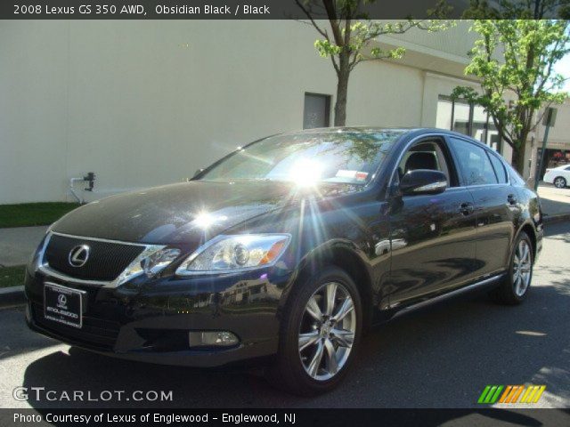 2008 Lexus GS 350 AWD in Obsidian Black