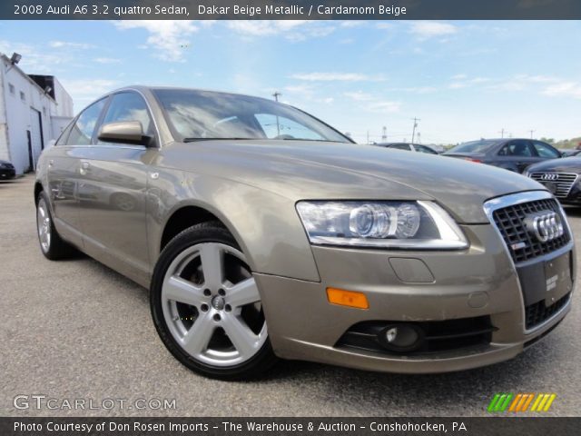 2008 Audi A6 3.2 quattro Sedan in Dakar Beige Metallic
