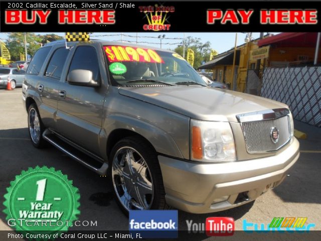2002 Cadillac Escalade  in Silver Sand