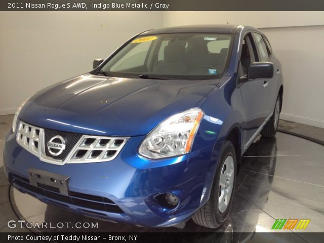 2011 Nissan Rogue S AWD in Indigo Blue Metallic