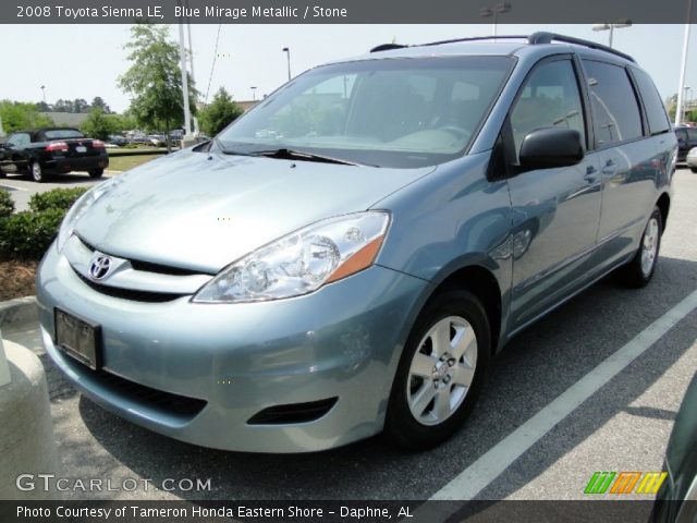 2008 Toyota Sienna LE in Blue Mirage Metallic