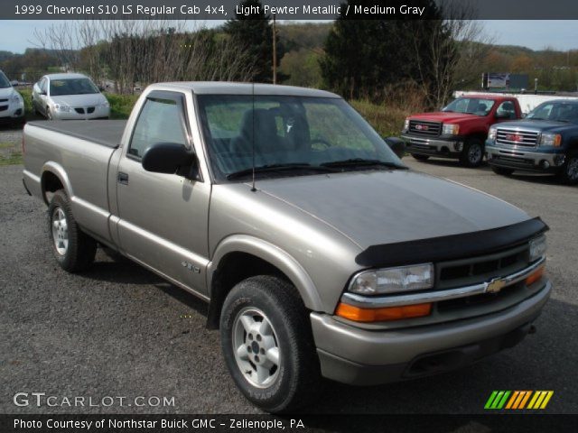 1999 Chevrolet S10 LS Regular Cab 4x4 in Light Pewter Metallic