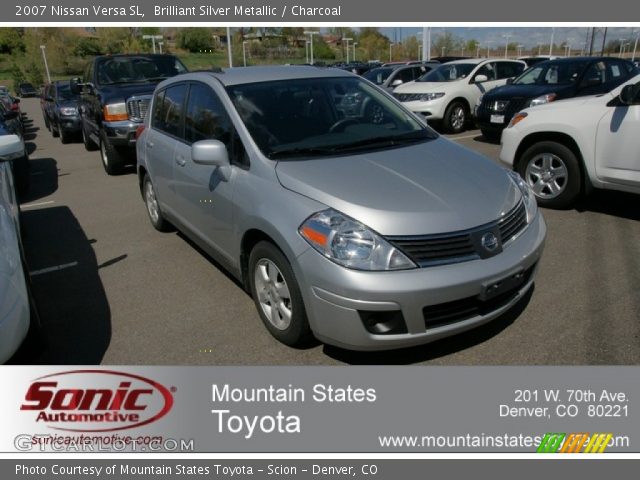 2007 Nissan Versa SL in Brilliant Silver Metallic