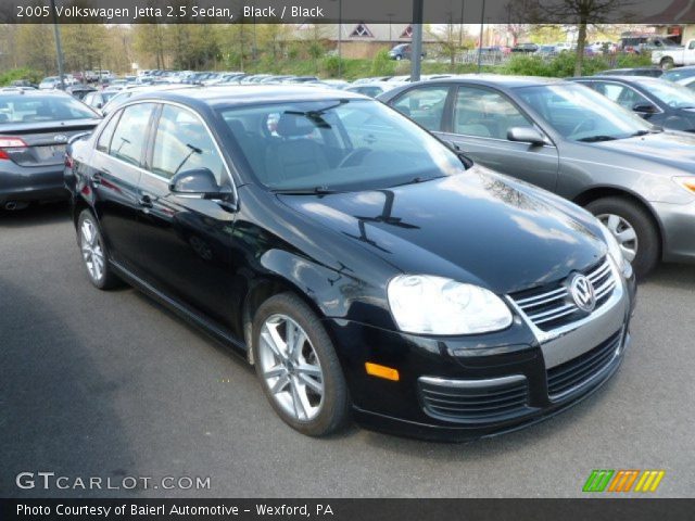 2005 Volkswagen Jetta 2.5 Sedan in Black