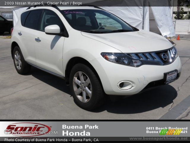2009 Nissan Murano S in Glacier Pearl