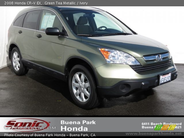 2008 Honda CR-V EX in Green Tea Metallic