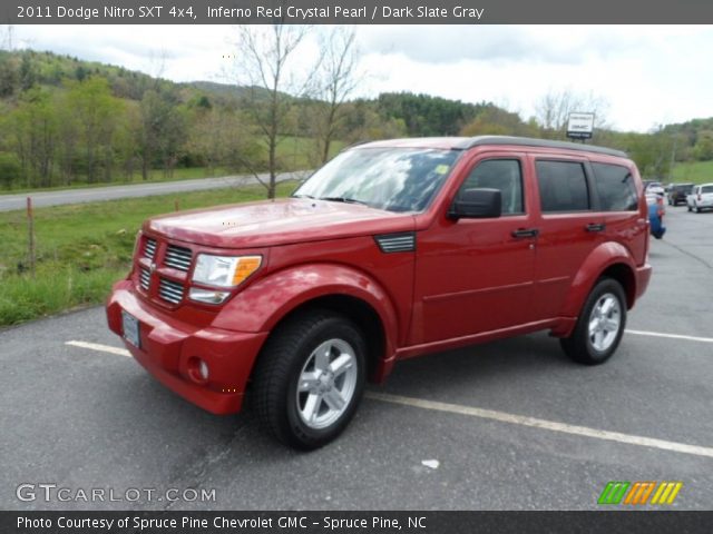 2011 Dodge Nitro SXT 4x4 in Inferno Red Crystal Pearl