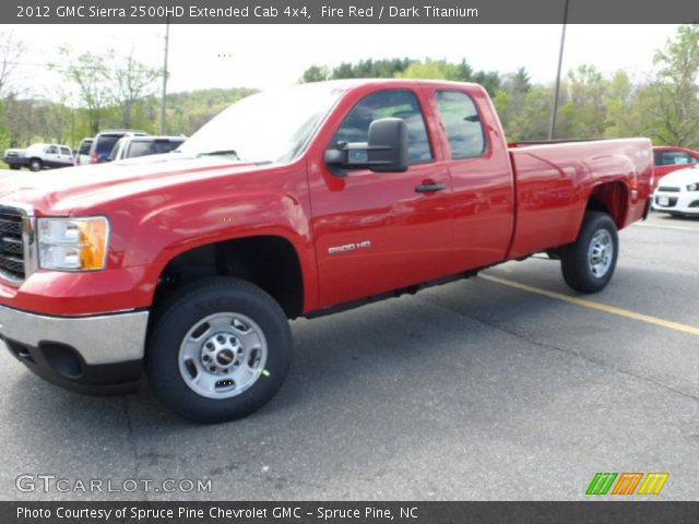 2012 GMC Sierra 2500HD Extended Cab 4x4 in Fire Red