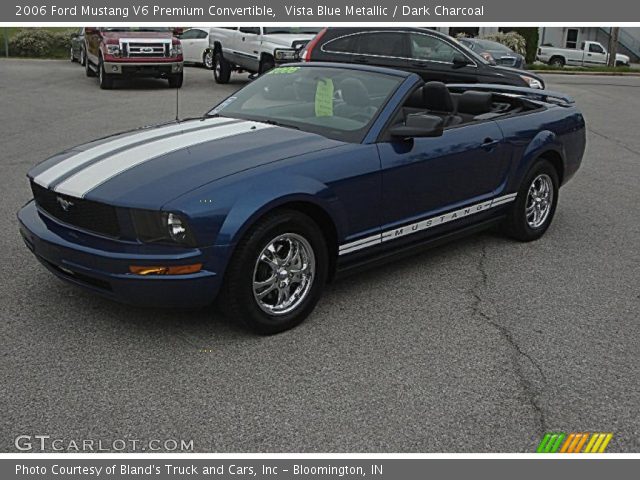 2006 Ford Mustang V6 Premium Convertible in Vista Blue Metallic