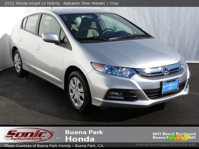 2012 Honda Insight LX Hybrid in Alabaster Silver Metallic