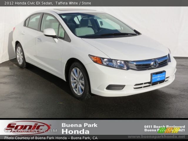 2012 Honda Civic EX Sedan in Taffeta White
