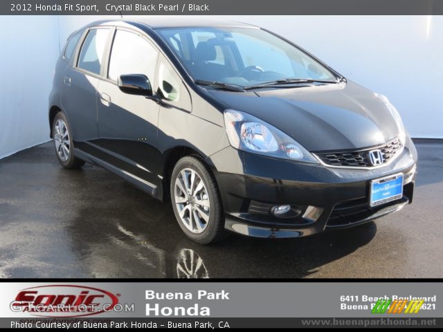 2012 Honda Fit Sport in Crystal Black Pearl