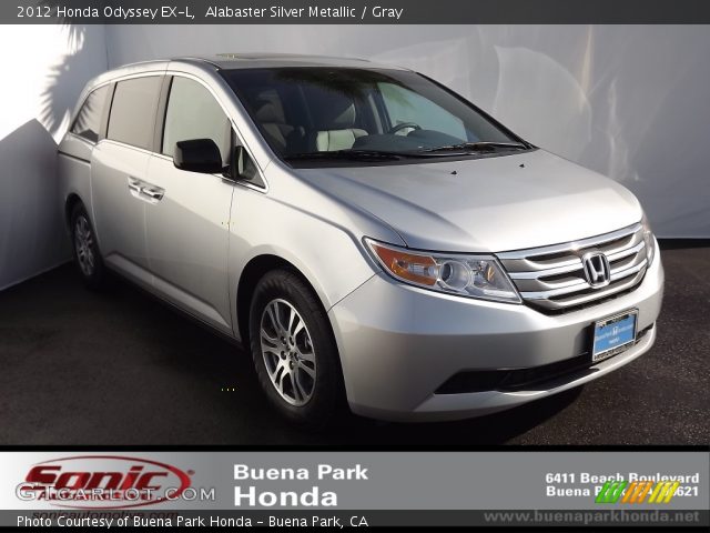 2012 Honda Odyssey EX-L in Alabaster Silver Metallic