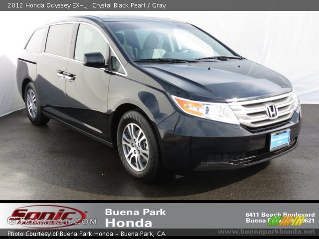 2012 Honda Odyssey EX-L in Crystal Black Pearl