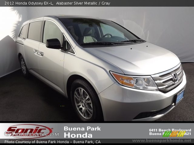 2012 Honda Odyssey EX-L in Alabaster Silver Metallic