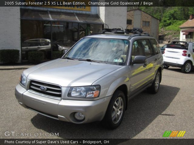 2005 Subaru Forester 2.5 XS L.L.Bean Edition in Champagne Gold Opalescent