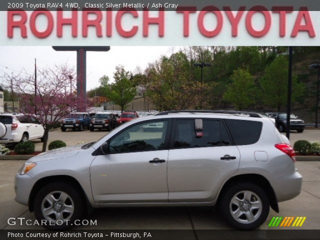 2009 Toyota RAV4 4WD in Classic Silver Metallic