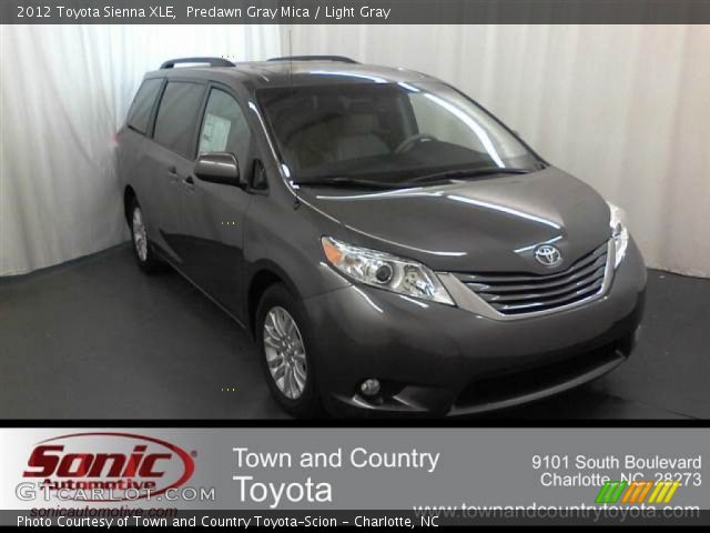 2012 Toyota Sienna XLE in Predawn Gray Mica