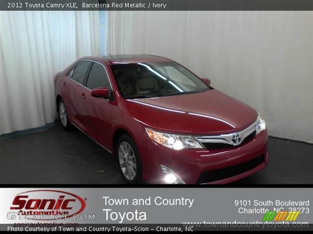 2012 Toyota Camry XLE in Barcelona Red Metallic