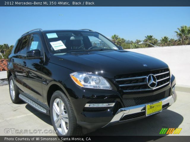 2012 Mercedes-Benz ML 350 4Matic in Black