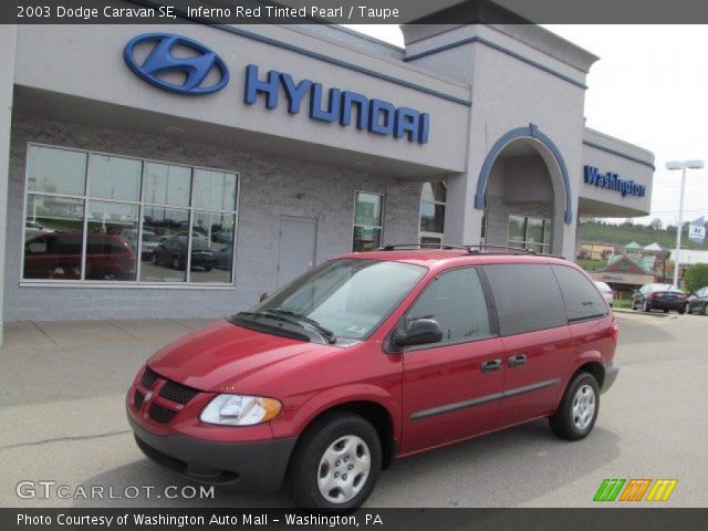 2003 Dodge Caravan SE in Inferno Red Tinted Pearl