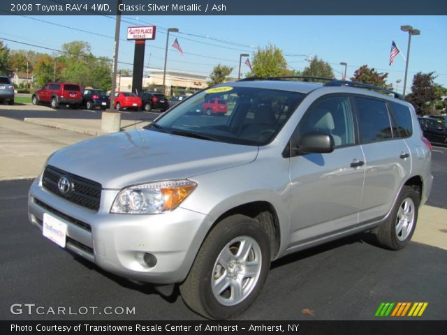 2008 Toyota RAV4 4WD in Classic Silver Metallic