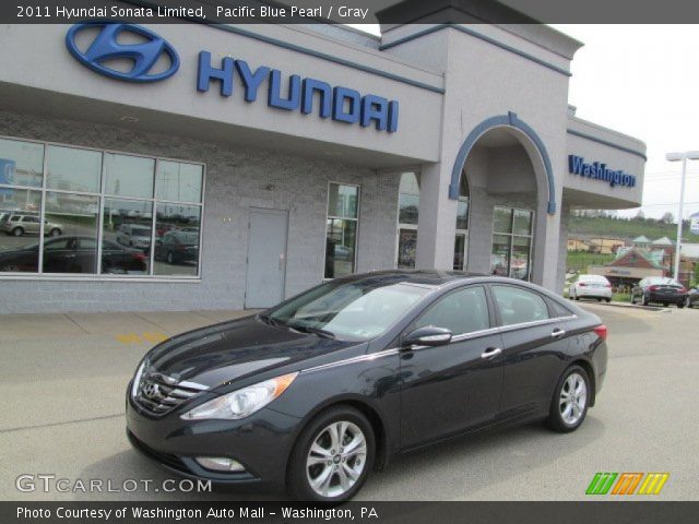 2011 Hyundai Sonata Limited in Pacific Blue Pearl