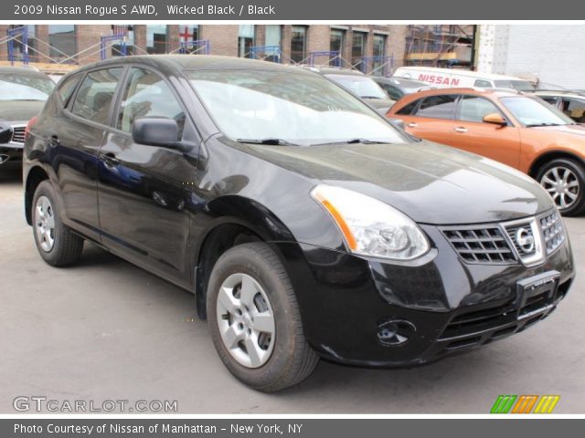 2009 Nissan Rogue S AWD in Wicked Black