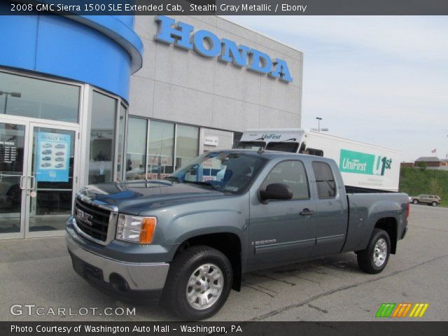 2008 GMC Sierra 1500 SLE Extended Cab in Stealth Gray Metallic