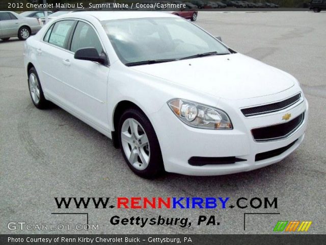 2012 Chevrolet Malibu LS in Summit White