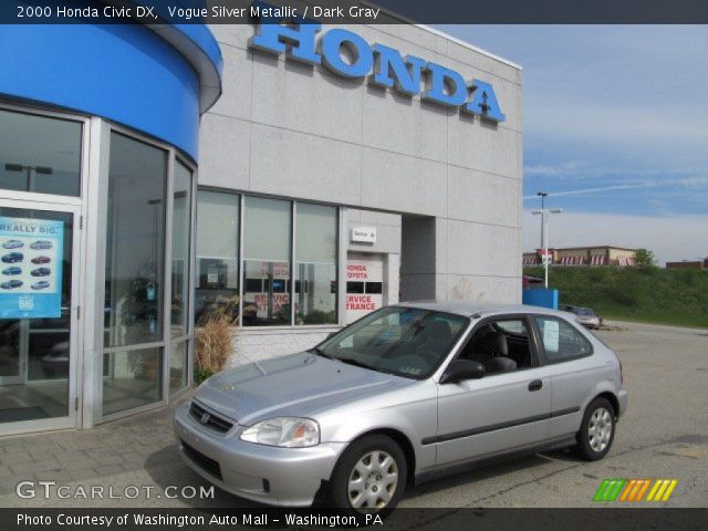 2000 Honda Civic DX in Vogue Silver Metallic