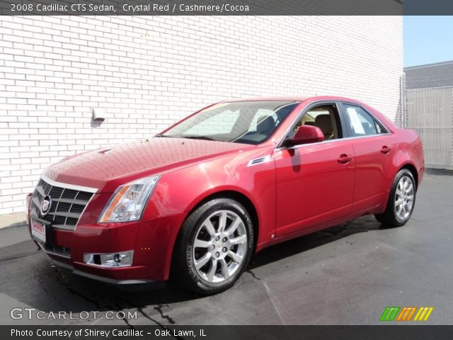 2008 Cadillac CTS Sedan in Crystal Red