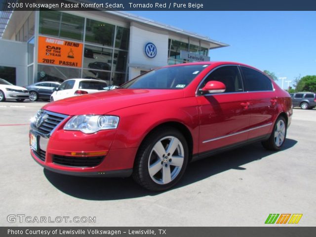 2008 Volkswagen Passat Komfort Sedan in Tornado Red