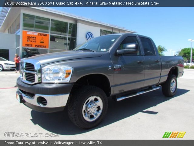 2008 Dodge Ram 2500 SXT Quad Cab 4x4 in Mineral Gray Metallic
