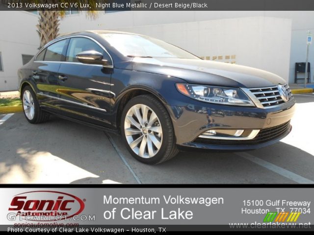 2013 Volkswagen CC V6 Lux in Night Blue Metallic