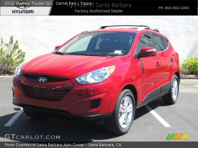 2012 Hyundai Tucson GLS in Garnet Red