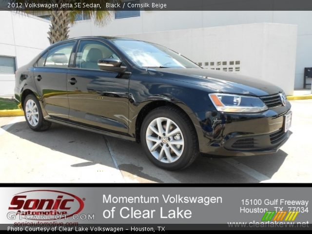 2012 Volkswagen Jetta SE Sedan in Black