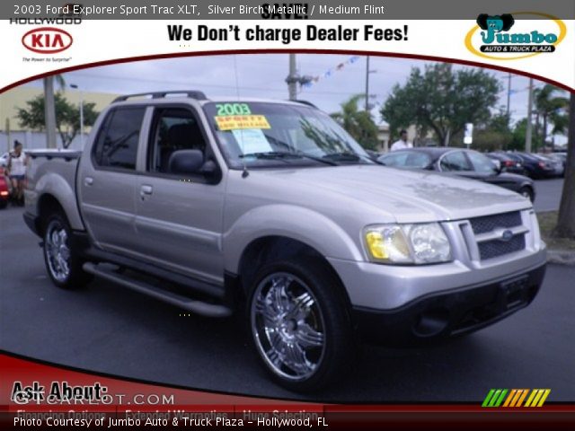 2003 Ford Explorer Sport Trac XLT in Silver Birch Metallic