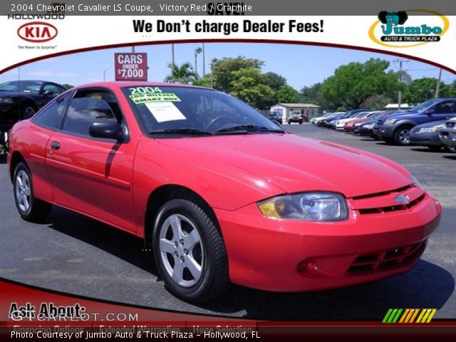 2004 Chevrolet Cavalier LS Coupe in Victory Red