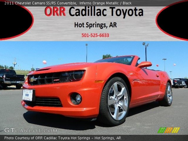 2011 Chevrolet Camaro SS/RS Convertible in Inferno Orange Metallic