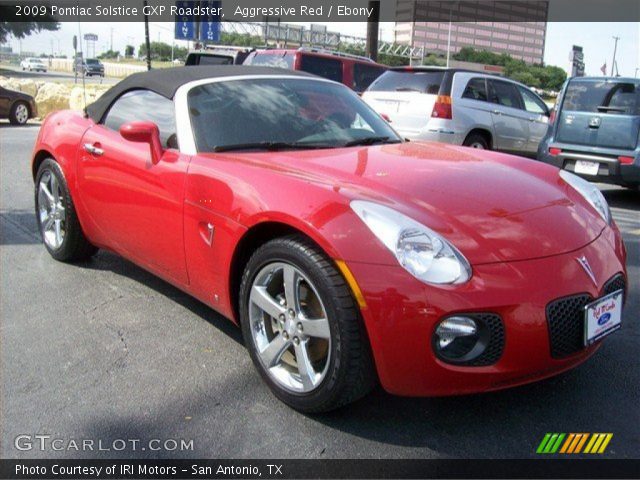 2009 Pontiac Solstice GXP Roadster in Aggressive Red