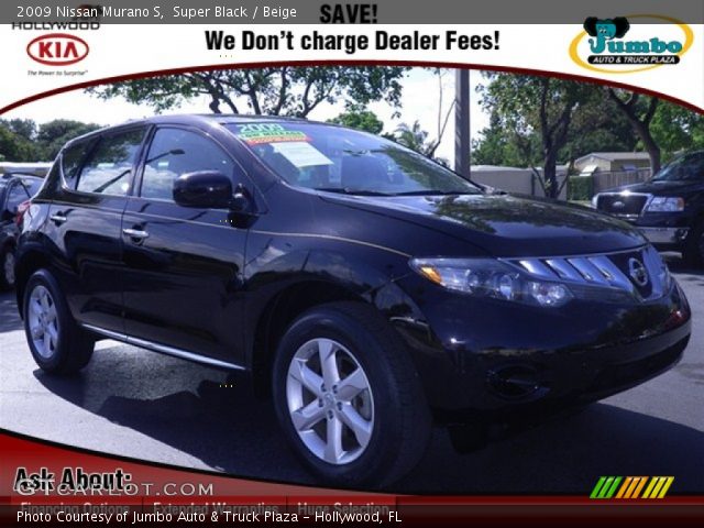 2009 Nissan Murano S in Super Black