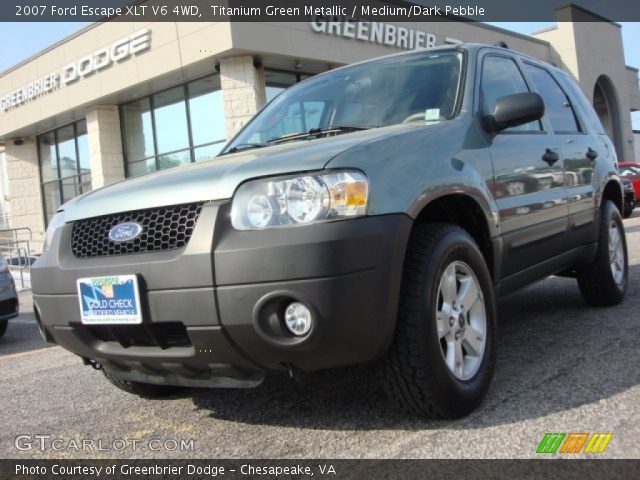 2007 Ford Escape XLT V6 4WD in Titanium Green Metallic